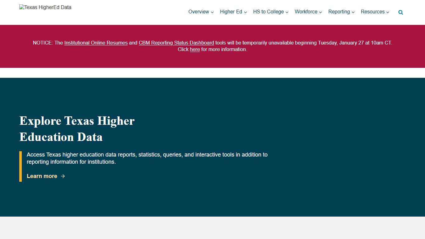 Home - Texas HigherEd Data